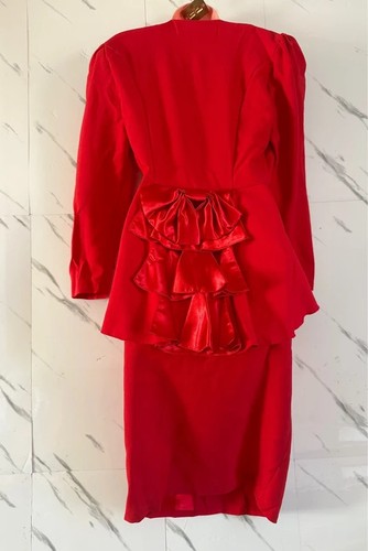 Milano vintage red satin - milano,